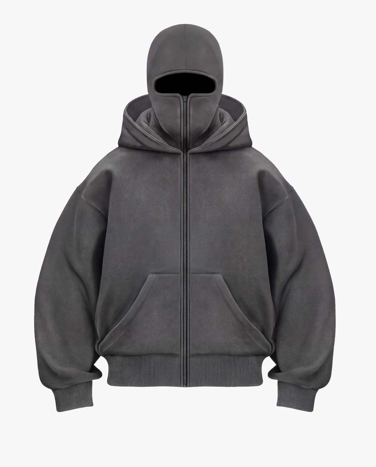 SOUTH SIDE® - BALACLAVA HOODIE UNISEX GREY