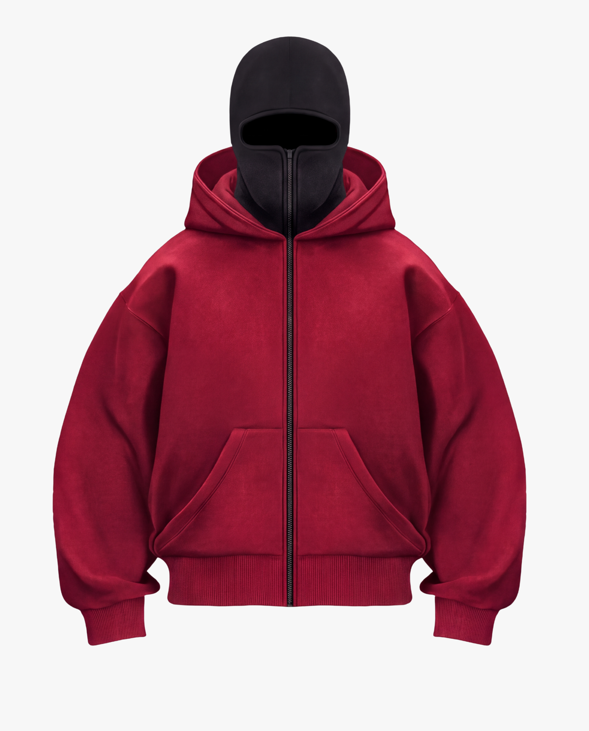 SOUTH SIDE® - BALACLAVA HOODIE UNISEX RED