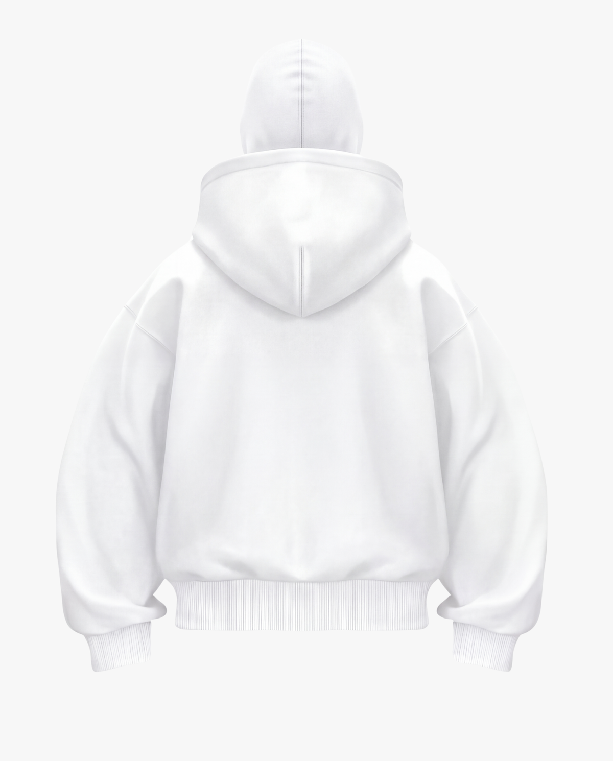 SOUTH SIDE® - BALACLAVA HOODIE UNISEX WHITE